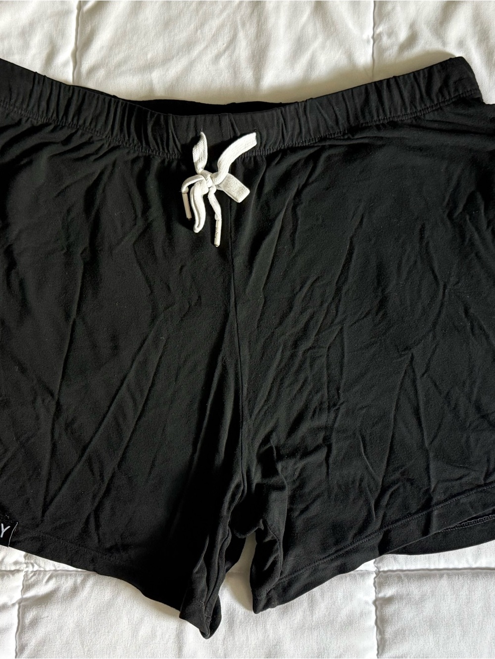 Black Mens Awry Cloud Shorts